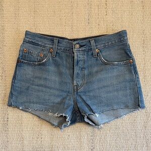 Levi's Classic Blue Denim Women's Shorts